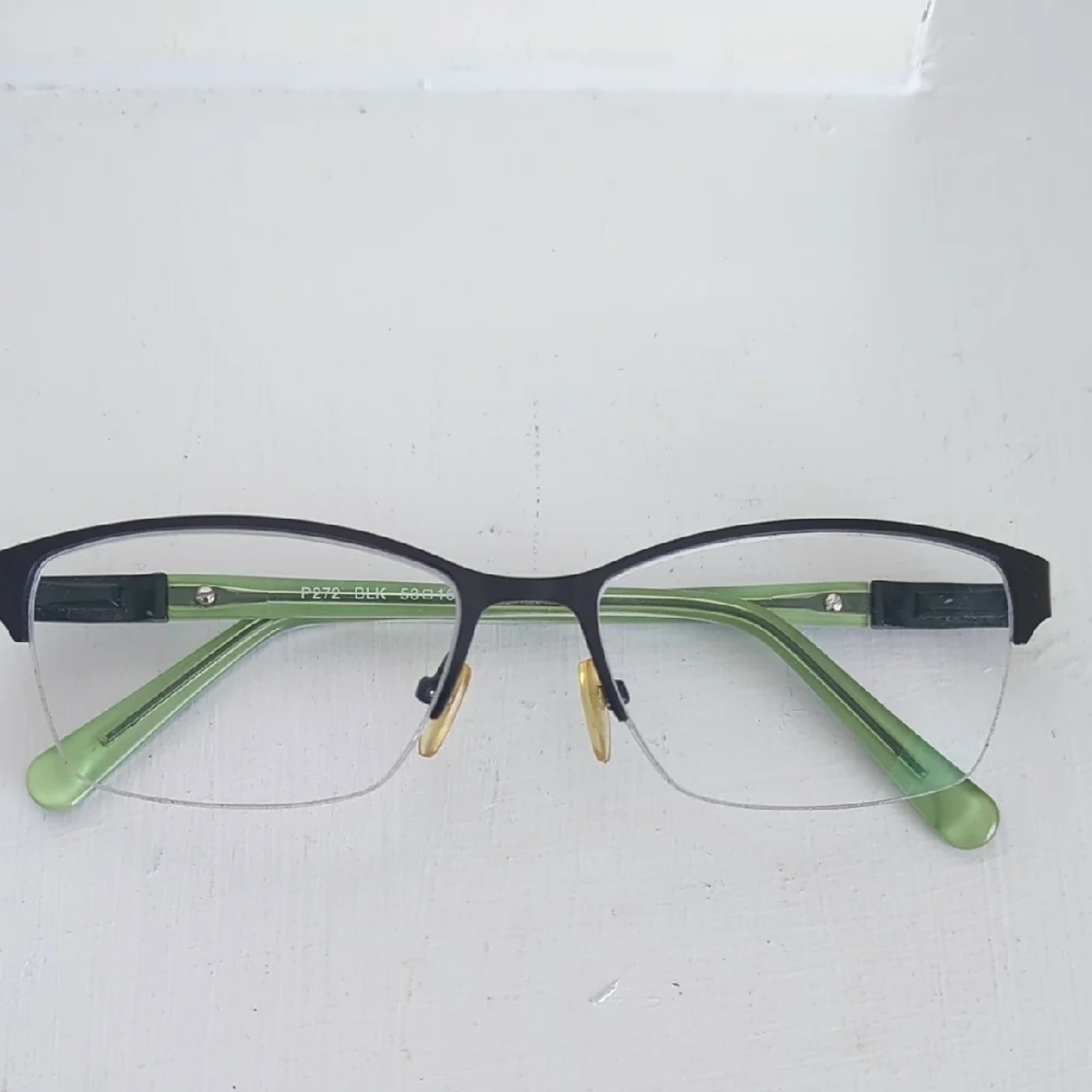 Black and Green Eyeglasses